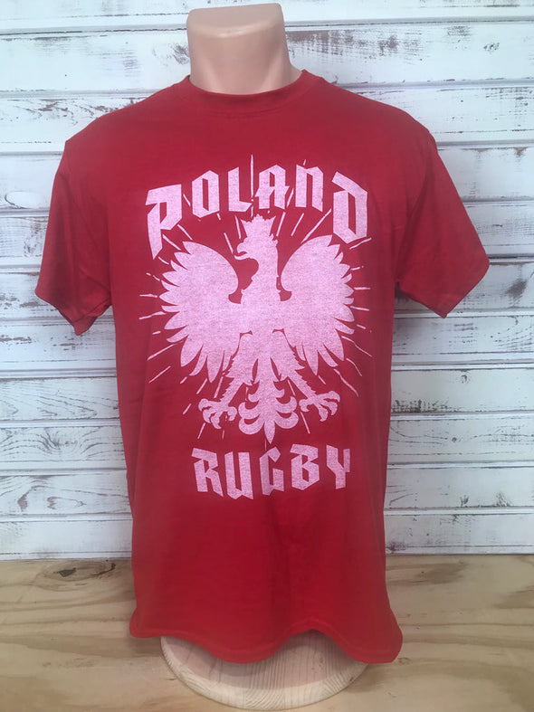 POLAND RED RUGBY T-SHIRT